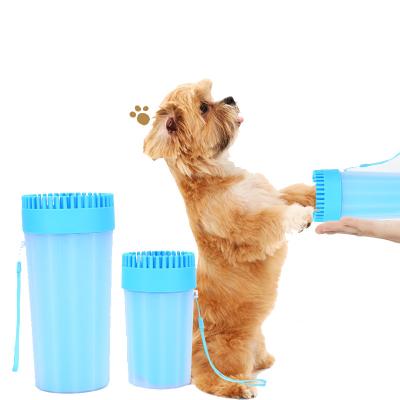 China Wholesale Viable 2 in 1 Dog Cats Paw Cleaner Pet Foot Washer Portable Cup for sale