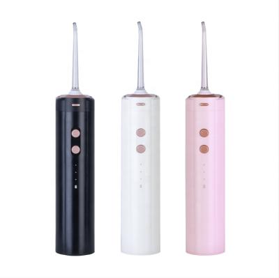 China Portable 360 ​​Rated Nozzle USB Electric Oral Irrigator Rechargeable Water Flosser for sale