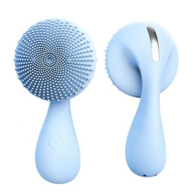 China Hot Selling DEEP CLEANING Silicone Face Wash Brush Radio Refilling Electronic Facial Cleansing Brush Best Quality for sale