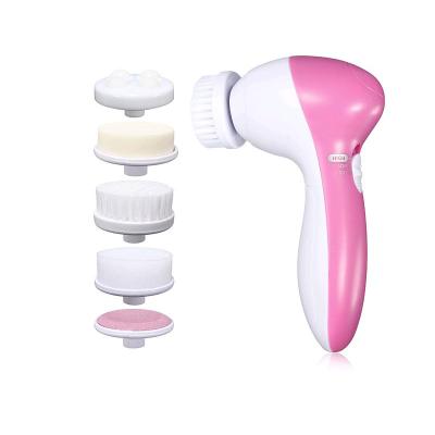 China Black Remover Amazon Prime Success 5 in 1 Popular Cordless Electric Facial Cleansing Brush Face Cleansing Brush for sale