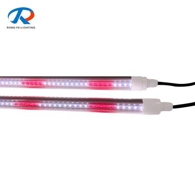 China Newly Functional waterproof full spectrum T8 led growing lamp tube for plants light fixture bar for plant shelf Vertical Farming for sale