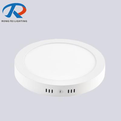 China 3000k-6500k Round Led Surface Panel Light 18W with CE RoHS Certification Te koop