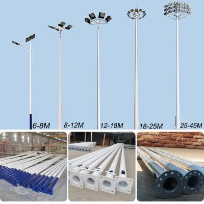 Cina Customized Street Light Pole Lighting Poles for Football Stadiums Road Lamp Post in vendita