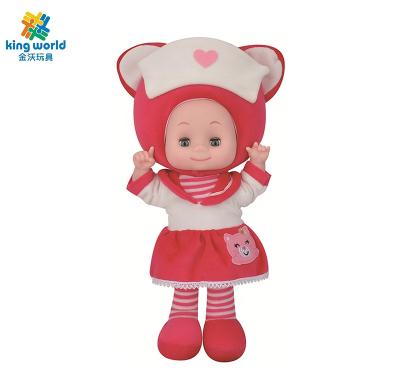 China Lovely Cute Animal Cartoon Toy 46cm Cat Doll Soft Plush Toys Dolls For Baby With Singing Function for sale