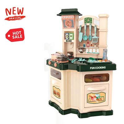 China Lightweight Plastic Pretend Play Cooking Games Amazon Hot Sale Kitchen Toys Kids Game Set for sale