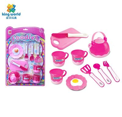 China Role play learning toys 2019 play house kitchen toys food cooking tools plastic toys for baby play for sale for sale