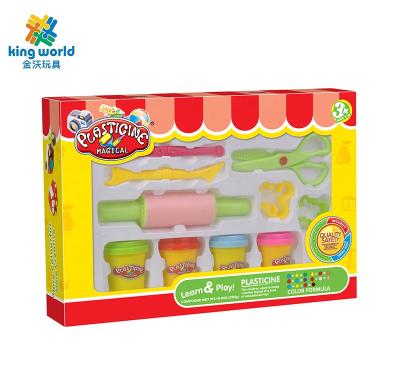 China Clever playdough tools cutters kids play dough smart toys diy smart playdough color soft clay for sale