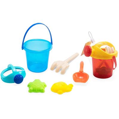 China Kids Summer Bucket Play Beach Toys Set Popular Summer Tools Shovel Sand Rake Kids Summer Bucket Play Beach Toys Set for sale