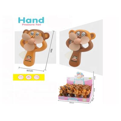 China 93*39.5*115cm Small Mini Shape Outdoor Cartoon Monkey Children Kids Summer Use Hand Held Fan for sale