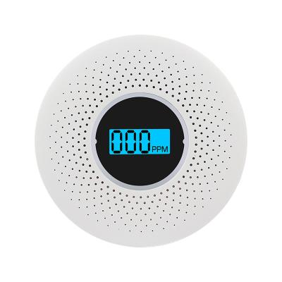 China Household Smoke White Hot Selling Indoor Carbon Monoxide Detector, LED Display Accurate Smart Smoke Detector for sale