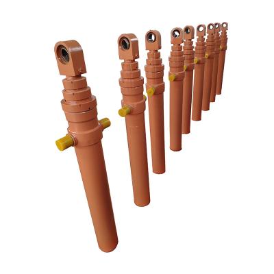 China Small Vehicle Hydraulic Cylinder Acting Construction Telescopic Hydraulic Double for sale