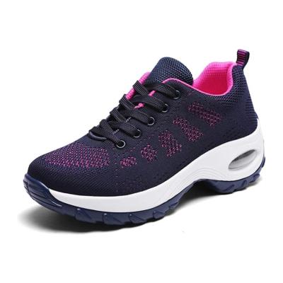 China New Pattern Soft Bottom Breathable Mesh Adult Sneaker Sport Women Anti-skid Black 'S Shoes for sale