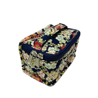 China Fashion Factory Supply Interesting Price Printing Cotton Fabric Storage Carry Essential Oil Bag for sale