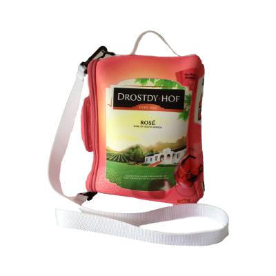 China Insulated Heat Storage Square Neoprene Bag Red Wine Cooling Ice Pack for sale