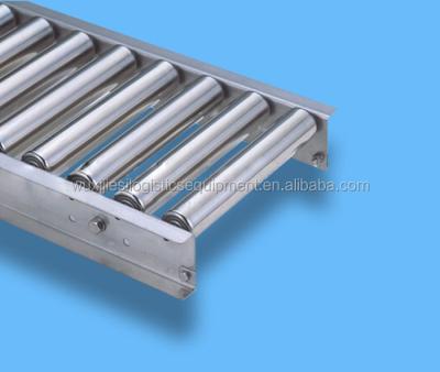 China JRS-5015 oil heavy duty stainless steel gravity roller conveyor, idler roller conveyor for sale