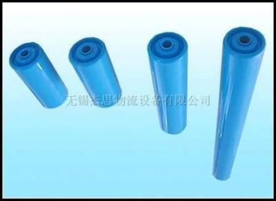 China Oil resistant PVC idler roller, conveyor pipe PVC roller, supporting conveyor PVC roller, no power PVC roller factory for sale