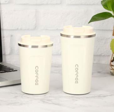 China Top Selling Amazon Novelty 380ml 510ml Eco Friendly Stainless Steel Leak Proof Coffee Travel Mug With Lid for sale