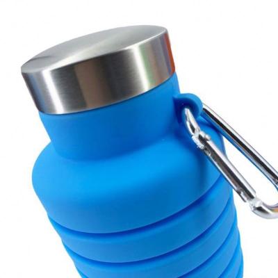 China Hot Selling Sports Viable Collapsible Cute Collapsible Drink Water Bottle Collapsible Silicone Water Bottle for sale