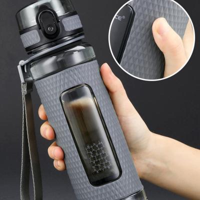 China Leak Proof Infuser Water Bottle Fruit Sport Drinks Bottle BPA Free For Camping Outdoor Rise Climbing for sale