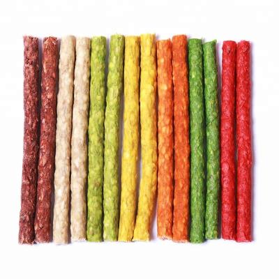 China Sustainable High Quality Color Munchy Stick Pet Food Dog Treat for sale