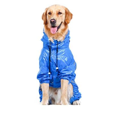 China Sustainable Fashion Pet Rainy Days Slicker Raincoat For Medium Large And Small Dogs Rain Gear Clothing for sale