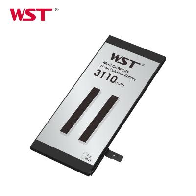 China New Mobile Phone High Capacity Replacement Mobile Phone Battery For iPhone 11 Li Polymer Batteries for sale