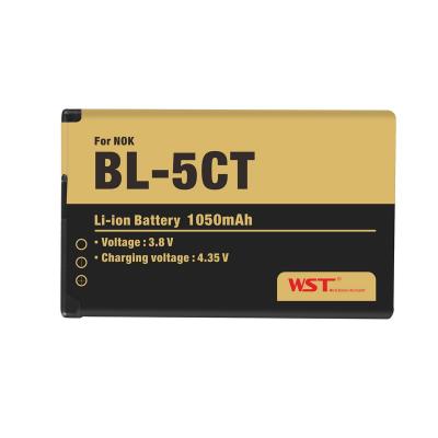 China Cell Phone OEM Quality Best Rechargeable Lithium-ion 1050mah Smart Phone Battery For Nokia Battery BL-5CT for sale