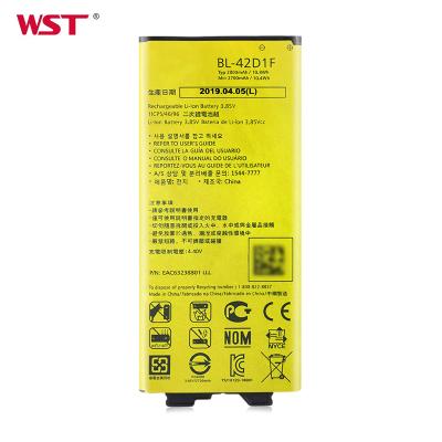 China Wholesale Original Mobile Phone MSDS 2800mah Li Ion Cell Mobile Phone Battery For LG G6/G5/G4/G3/G2/BL-42D1F for sale