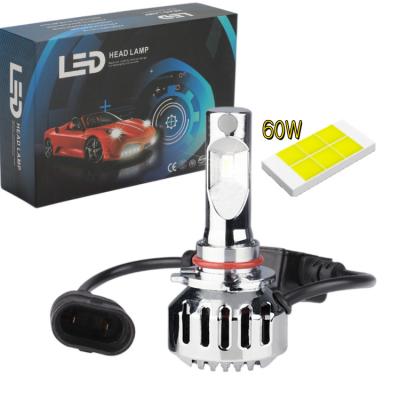 China Factory direct sale 60W 6500lm aluminum motorcycle auto car H4 led headlight bulb for sale