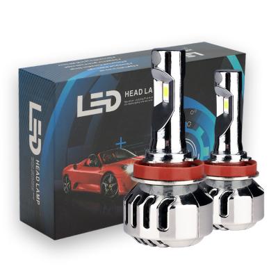 China New 2022 aluminum led 12v 60W automotive car led headlight bulb h7 3570 lampada led classic motorcycle h4 headlight for sale