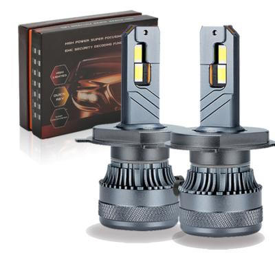 China Aluminum factory shipment 1*Pair MOQ led 3570 h4 lamp kits 120W led h7 h4 h11 led lens plug and play led headlight for toyota allion for sale