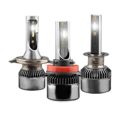 China Fast Delivery 1*Pair MOQ Super Bright High Low Beam 60W LED Bulbs 6500K H4 H13 9004 LED Headlight Factory Wholesale Aluminum For Car for sale