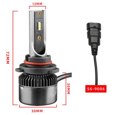 China Popular p9 aluminum led headlight h4 motorcycle led 60W 1860 24v led headlight for Mazda 3 axela 2014 for sale