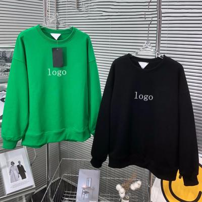 China 2022 New Official Original Leather Triangle QUICK DRY Brand Website Round Neck Cotton Sweater for sale