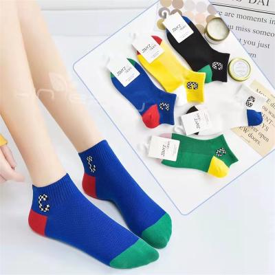 China Fashionable antibacterial Korean style college style spring and summer new pure cotton socks for sale