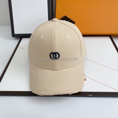 China Designer JOINT brand cc embroidered letter sports hat, perforated baseball cap manufacturers direct sales for sale