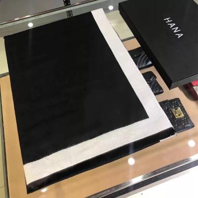 China Cashmere long scarf 180cm*70cm shawl classic fashion temperament black cashmere scarf wholesale for sale