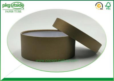 China Hoja rígida de la caja del tubo del papel de Kraft de la cartulina que sella la forma Eco del cilindro - amistoso en venta