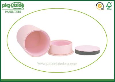 China Pink Paperboard Cosmetic Packaging , Custom Paperboard Push Up Tubes for sale