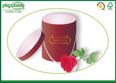 China Caixas superiores recicladas, Eco de Bflorist Rosa - caixas amigáveis da flor do cartão à venda