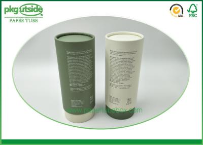 China El tubo 100% de cartulina redondo de Eco Kraft encajona Eco impreso colorido - amistoso en venta