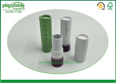 China Eco Friendly Cardboard Lipstick Tubes , Brown Paperboard Push Up Lip Balm Tubes for sale