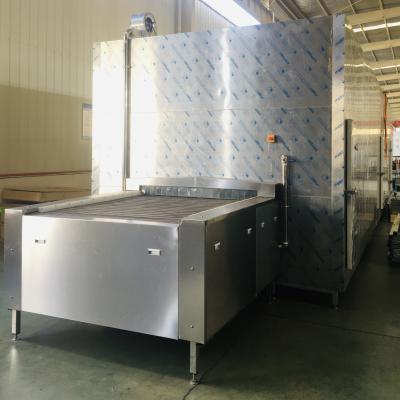 China Factory 500KG IQF Fluidized Tunnel Blast Freezer For Vegetables Fruits Shrimps Seafood for sale