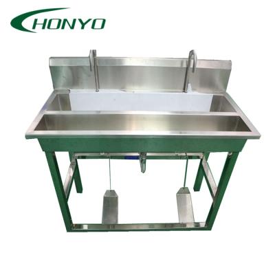 China With Faucet SS304 Pedaled Hand Wash Sink For Industry Workshop for sale