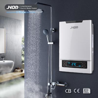 China Hotel Whole House 3 Phase 9kw Instant Electric Water Heater For Bathroom Shower Water Heater for sale