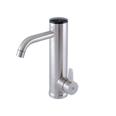 China The Thermostatic Faucets LED Display Instant Hot Water Electric Faucet Heater Basin Electric Mixer Tap for sale