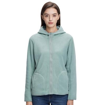 China Other Women Fleece Hooded Coat Outdoor Sport Mountain Trekking Thermal Warm Passionate Camping Jacket for sale