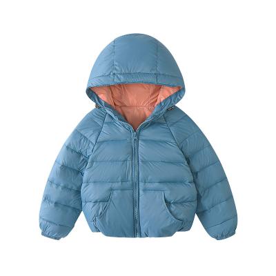 China Waterproof Children's Spring and Autumn Boys and Girls Down Jackets Baby Go Out Lightweight Warm Jacket for sale