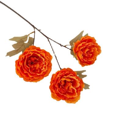 China Artificial flower living room simulation peony gardening home flower in flower arrangement plastic peony set for sale