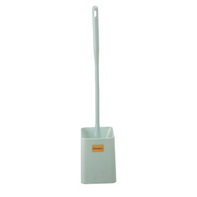 China Mixed Toilet Cleaner Three-color Square Artisan Long Handle Toilet Brush Cleaning Brush for sale